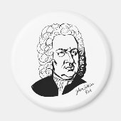 Johann Sebastian Bach Magnet (Vorne)