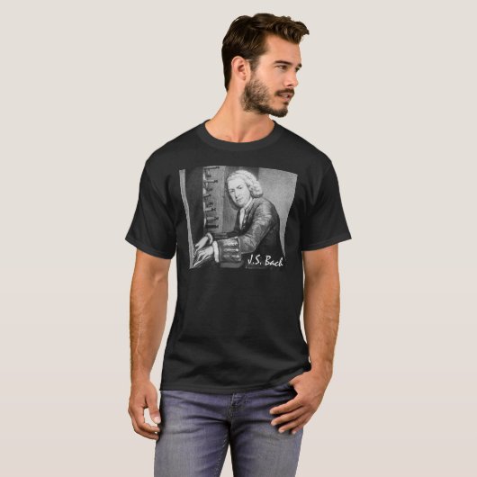 Johann Sebastian Bach-Material T-Shirt (Vorne ganz)