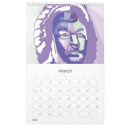 Johann Sebastian Bach, moderner Kalender (Mär 2026)