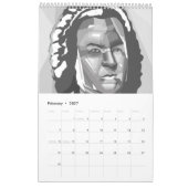 Johann Sebastian Bach, moderner Kalender 2026 (Feb 2027)
