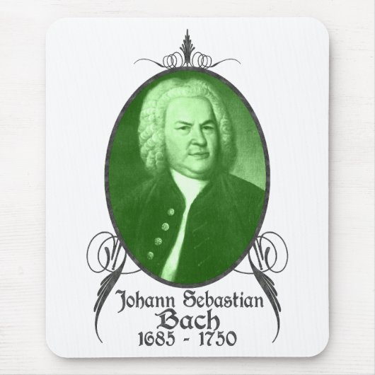 Johann Sebastian Bach Mousepad (Vorne)