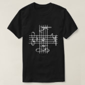 Johann Sebastian Bach Musical Signature Notation T-Shirt (Design vorne)