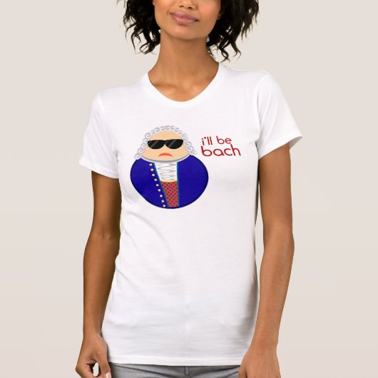Johann Sebastian Bach-Musik-Komponist-Geschenk T-Shirt (Vorderseite)