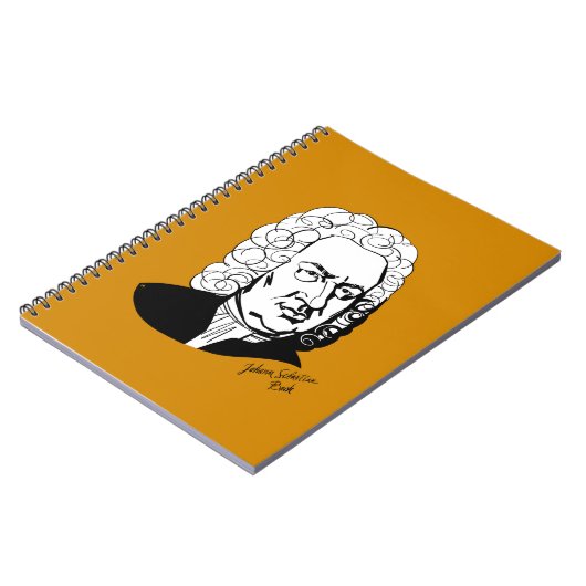 Johann Sebastian Bach Notizblock (Linke Seite)