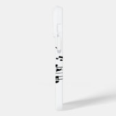 Johann Sebastian Bach Portrait and Bust with Notes Case-Mate iPhone Hülle (Rückseite / Links)