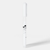 Johann Sebastian Bach Portrait and Bust with Notes Case-Mate iPhone Hülle (Rückseite / Rechts)