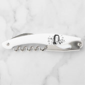 Johann Sebastian Bach Portrait and Bust with Notes Kellnermesser (Rückseite)