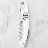 Johann Sebastian Bach Portrait and Bust with Notes Kellnermesser (Vorderseite)