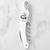 Johann Sebastian Bach Portrait and Bust with Notes Kellnermesser (Rückseite)