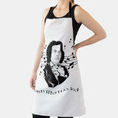 Johann Sebastian Bach Portrait and Bust with Notes Schürze (InSitu)