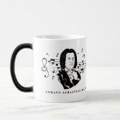 Johann Sebastian Bach Portrait and Bust with Notes Verwandlungstasse (Links)