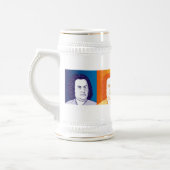 Johann Sebastian Bach Portrait Bierglas (Links)