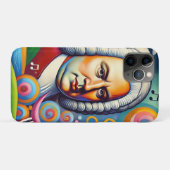 Johann Sebastian Bach Portrait Case-Mate iPhone Hülle (Rückseite (Horizontal))