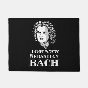 Johann Sebastian Bach Portrait Fußmatte