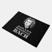 Johann Sebastian Bach Portrait Fußmatte (Schrägansicht)