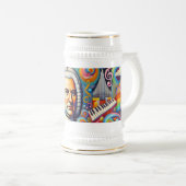 Johann Sebastian Bach: Portrait in einem modernen Bierglas (VorderseiteRechts)