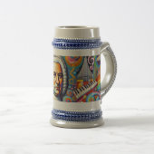 Johann Sebastian Bach: Portrait in einem modernen Bierglas (VorderseiteRechts)