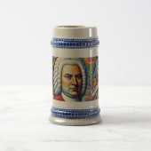 Johann Sebastian Bach: Portrait in einem modernen Bierglas (Mittel)