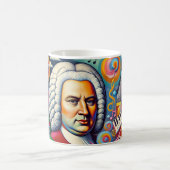 Johann Sebastian Bach: Portrait in einem modernen  Kaffeetasse (Mittel)
