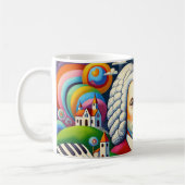 Johann Sebastian Bach: Portrait in einem modernen Kaffeetasse (Links)