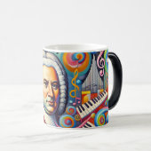 Johann Sebastian Bach: Portrait in einem modernen  Verwandlungstasse (VorderseiteRechts)