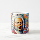 Johann Sebastian Bach: Portrait in einem modernen  Verwandlungstasse (Mittel)