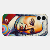 Johann Sebastian Bach Portrait iPhone Hülle (Rückseite (Horizontal))