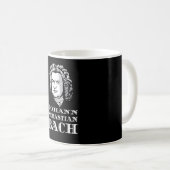 Johann Sebastian Bach Portrait Kaffeetasse (VorderseiteRechts)