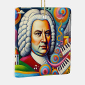Johann Sebastian Bach Portrait Keramikornament (Rechts)