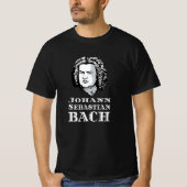 Johann Sebastian Bach Portrait T-Shirt (Vorderseite)