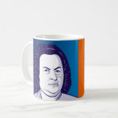 Johann Sebastian Bach Portraits Kaffeetasse (Vorderseite Links)