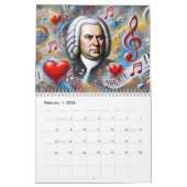 Johann Sebastian Bach Portraits: Kunstwerke Kalender (Feb 2026)