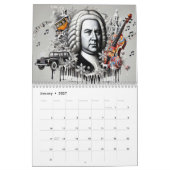 Johann Sebastian Bach Portraits: Surreal 2026 Kalender (Jan 2027)