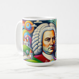 Johann Sebastian Bach: Porträt in einer modernen M Kaffeetasse