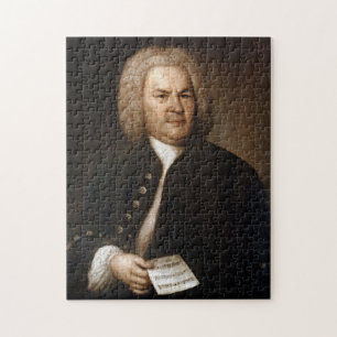 Johann Sebastian Bach-Porträt Puzzle
