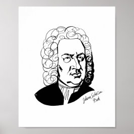 Johann Sebastian Bach Poster