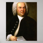 Johann Sebastian Bach Poster (Vorne)
