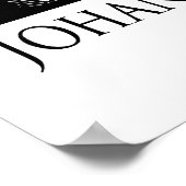 Johann Sebastian Bach Poster (Ecke)