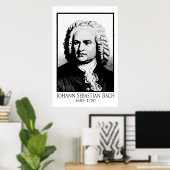 Johann Sebastian Bach Poster (Heimbüro)