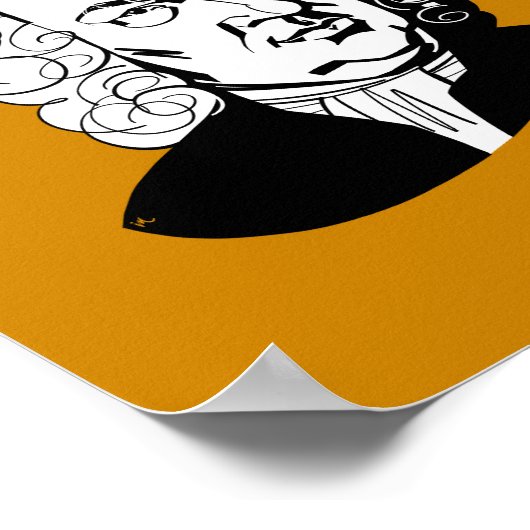 Johann Sebastian Bach Poster (Ecke)