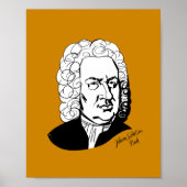 Johann Sebastian Bach Poster (Vorne)