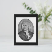 Johann Sebastian Bach Postkarte (Stehend Vorderseite)