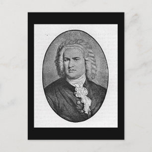 Johann Sebastian Bach Postkarte