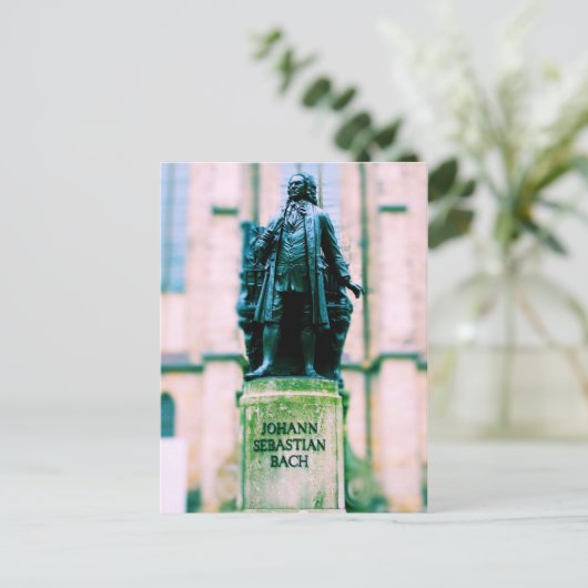 Johann Sebastian Bach Postkarte (Stehend Vorderseite)