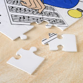 Johann Sebastian Bach Puzzle für Kinder (Seite)