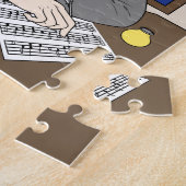 Johann Sebastian Bach Puzzle für Kinder (Seite)