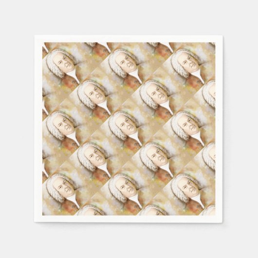 Johann Sebastian Bach Serviette (Vorderseite)