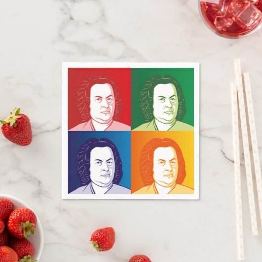 Johann Sebastian Bach Servietten (Beispiel)