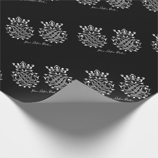 Johann Sebastian Bach Siegel Geschenkpapier (Ecke)