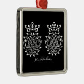 Johann Sebastian Bach Siegel Ornament Aus Metall (Rechts)